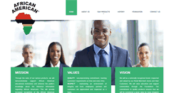 Desktop Screenshot of africanamericaninc.com