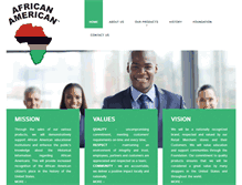 Tablet Screenshot of africanamericaninc.com